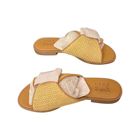 Naturalizer Forrest 2 Slides- Natural Raffia- Size 5.5 M- NIB - Picture 5 of 8